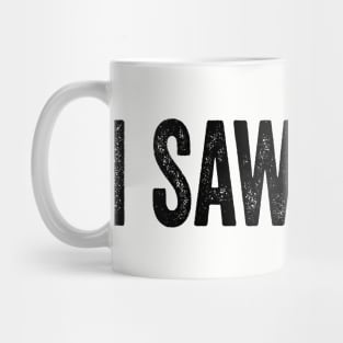 Jesus Meme I Saw That! Black Mug